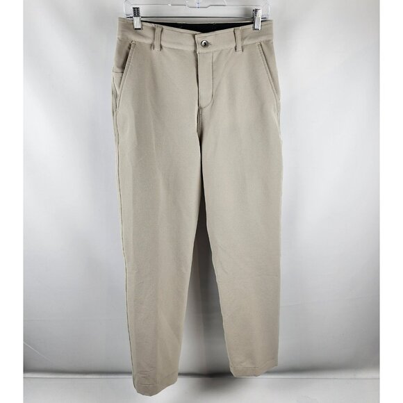 Nike Pants Mens 30x28 Ivory Beige Dri Fit Tour Repel Tapered Leg Utility Golf - Picture 1 of 10